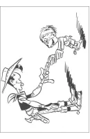 Lucky Luke kleurplaat 42